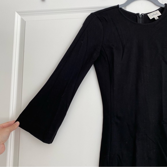 Aritzia LBD flared sleeve black dress - Picture 2 of 5